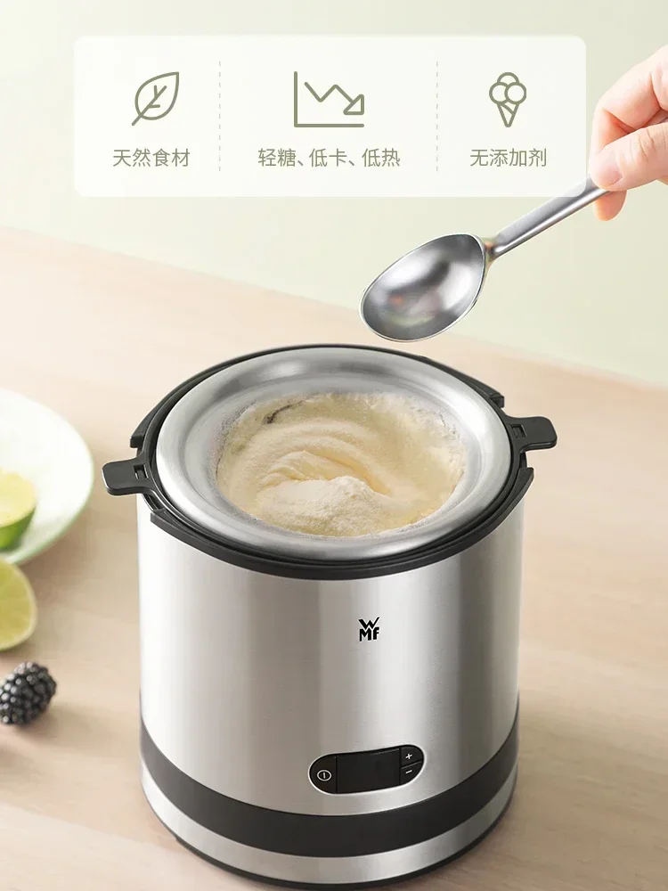 آلة الآيس كريم المنزلية. تجاري. صغير. ميني محلية الصنع. أوتوماتيكية بالكامل. آيس كريم الفاكهة. آلة الآيس كريم.