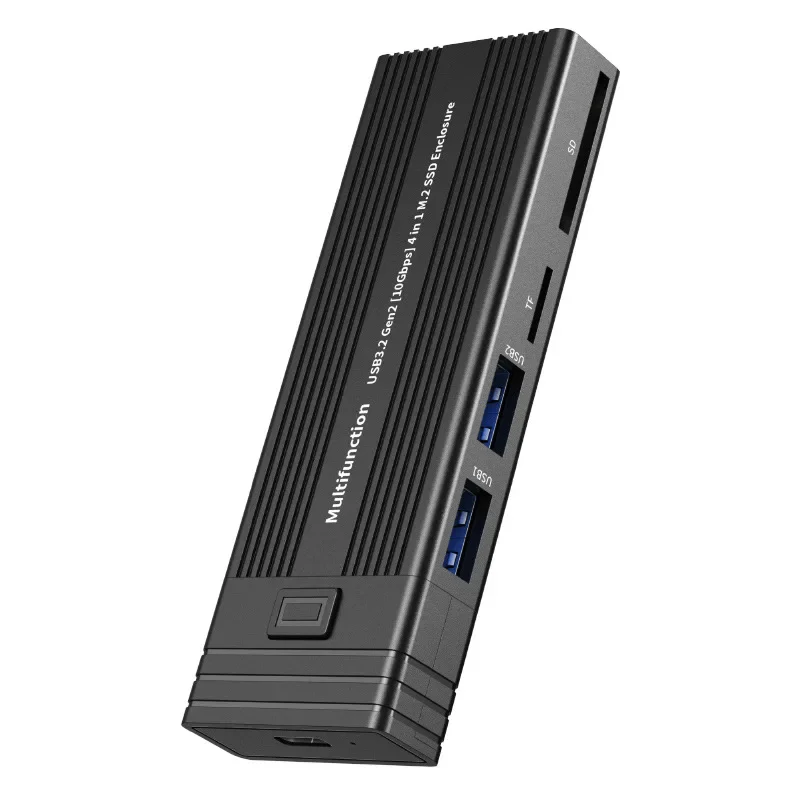 

*M.2 Multifunctional HUB Mobile Hard Disk Case USB3.1 Docking Station PCI Solid State NVME/SATA Dual Protocol Reading