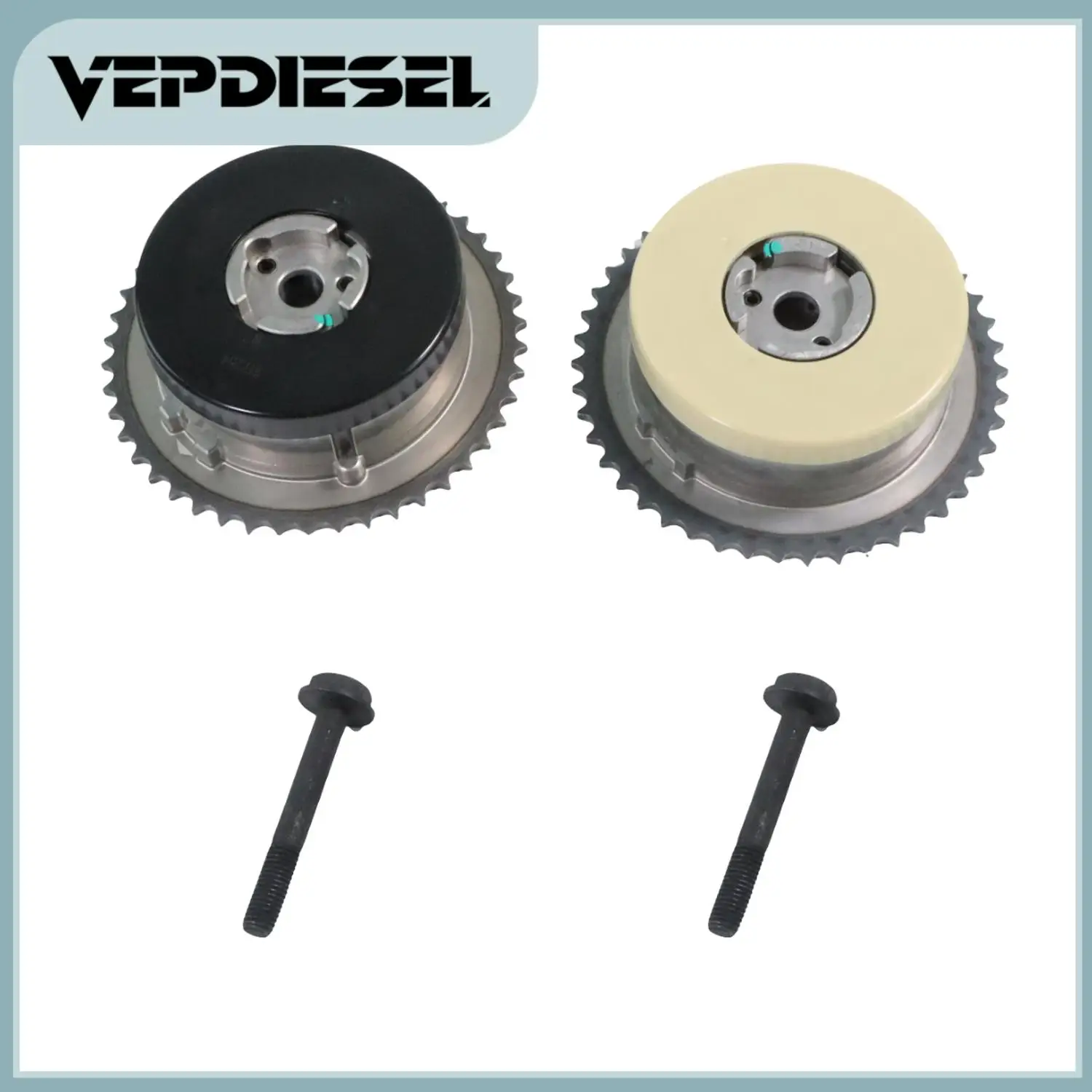 

2 PCS Intake & Exhaust Camshaft Phaser Gear 12578515 12679532 917-254 12578516 For Buick Chevrolet Pontiac GMC Saturn 2.0L 2.4L
