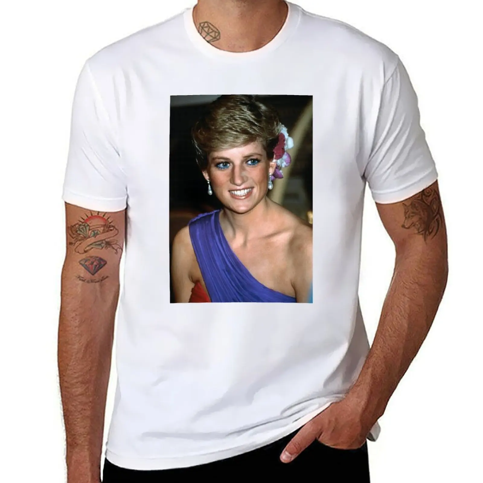

Beautiful! HRH Princess of Wales Fitted Scoop T-Shirt t shirts for man cotton funny man t shirt summer T-Shirt