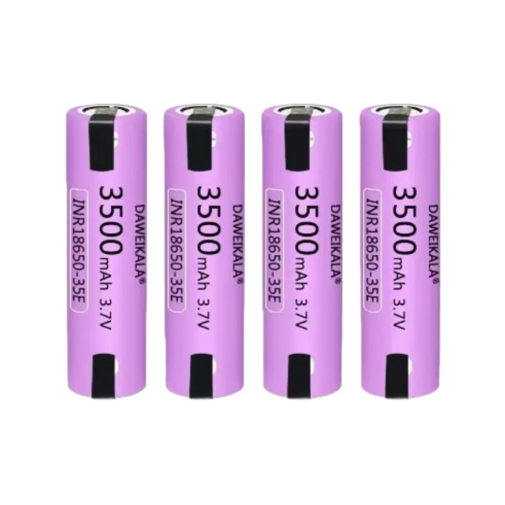 

35E 18650 3500mAh Rechargeable Li-ion Battery 20A High Current Discharge for DIY Nickel Strip Power Tools Flashlights
