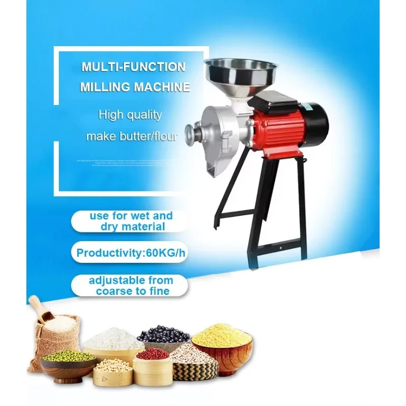 Maize Corn Bean Peanut Coffee Rice Flour Milling Machine Iron Grinder Stone Mill Machine Pulp Machine Into Milk