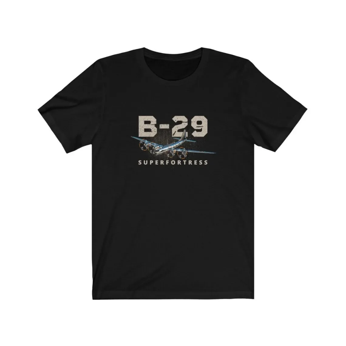 B-29 Super Fortress Heavy Bomber T-Shirt 100% Cotton O-Neck Summer Short Sleeve Casual Mens T-shirt Size S-3XL