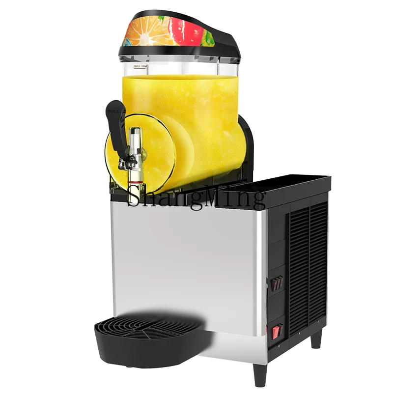 

ZYY Commercial Snow Melter XC112A Slush Machine Single Cylinder Planer Smoothie Machine Self-service Cold Drinking Machine