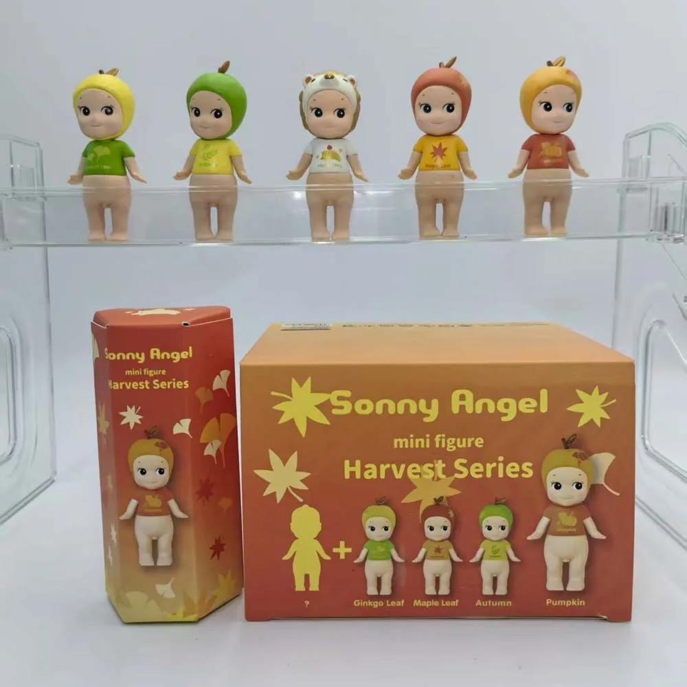 

Sonny Angel Mini Figures Harvest Series Pumpkin Maple Leaf Autumn Blind Box Ornaments Model Doll Fans Surprise Birthday Gift Toy