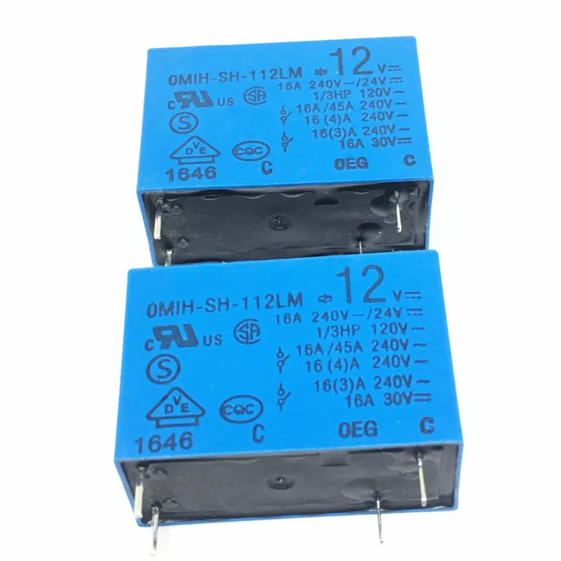 10PCS Original New Relays OMIH-SH-112LM OMIH-SH-124LM 16A 4PIN 12V 24V Power relay