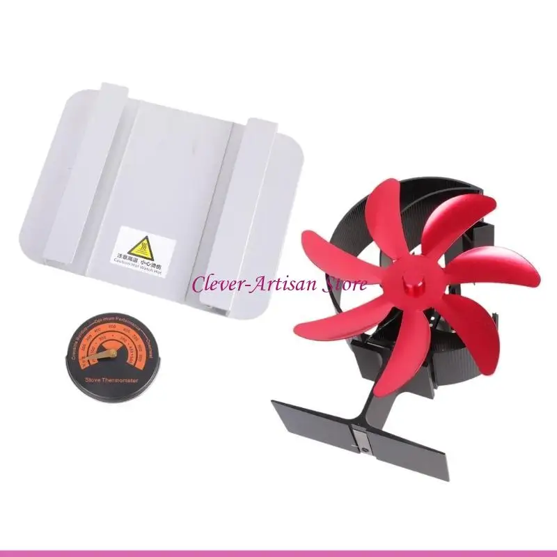 

E06B 7-лопастной вентилятор для дровяной печи для дровяной печи, пеллетная печь, камин, вентилятор