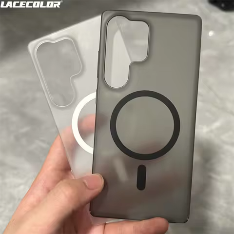 Slim Matte Clear Magsafe Magnetic Case For Samsung S25 S24 S23 S22 S21 S20 FE Plus Ultra A17 A07 A56 A36 A26 A16 A06 A55 A35 A25