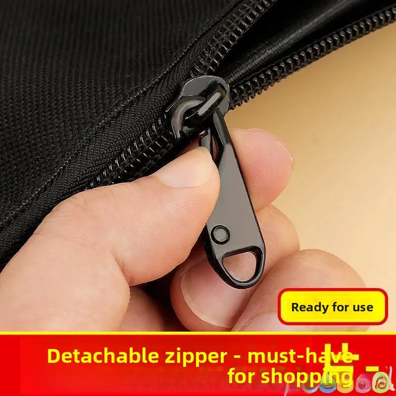 

Съемный металлический бегунок для молнии, универсальный аксессуар для ремонта одежды и сумок, деталь для шитья своими руками