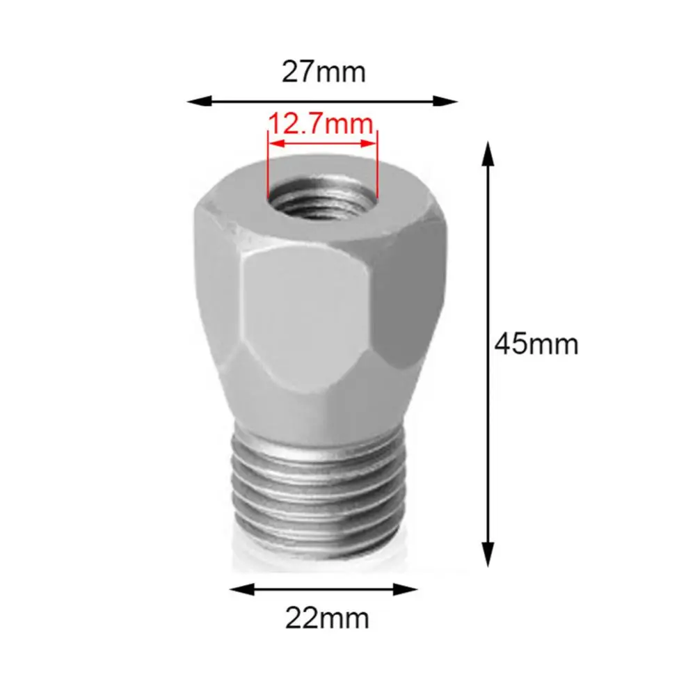 Scie cloche à béton SDS Plus, adaptateur de joint d'arbre 1/2-20UNF, tête de transfert M22 à 12.7mm, accessoires de foret à marteau électrique