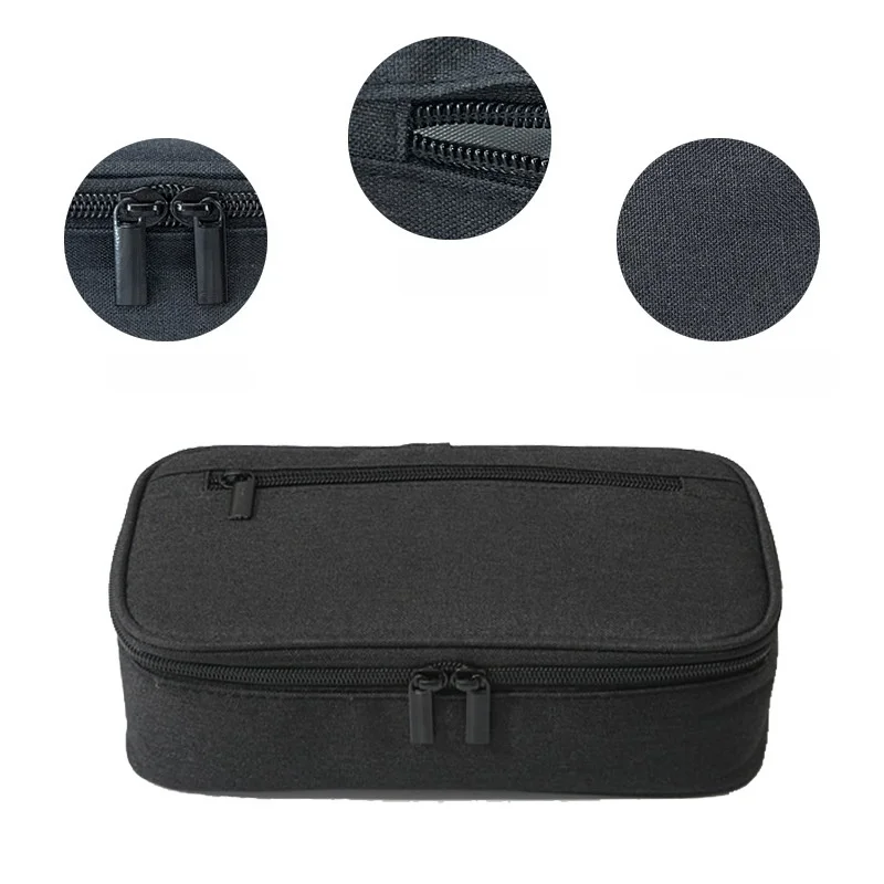 Portable Large Capacity Pencil Case, Stationery Storage Bag Holder Organizer Box for Pens & Supplies image 5