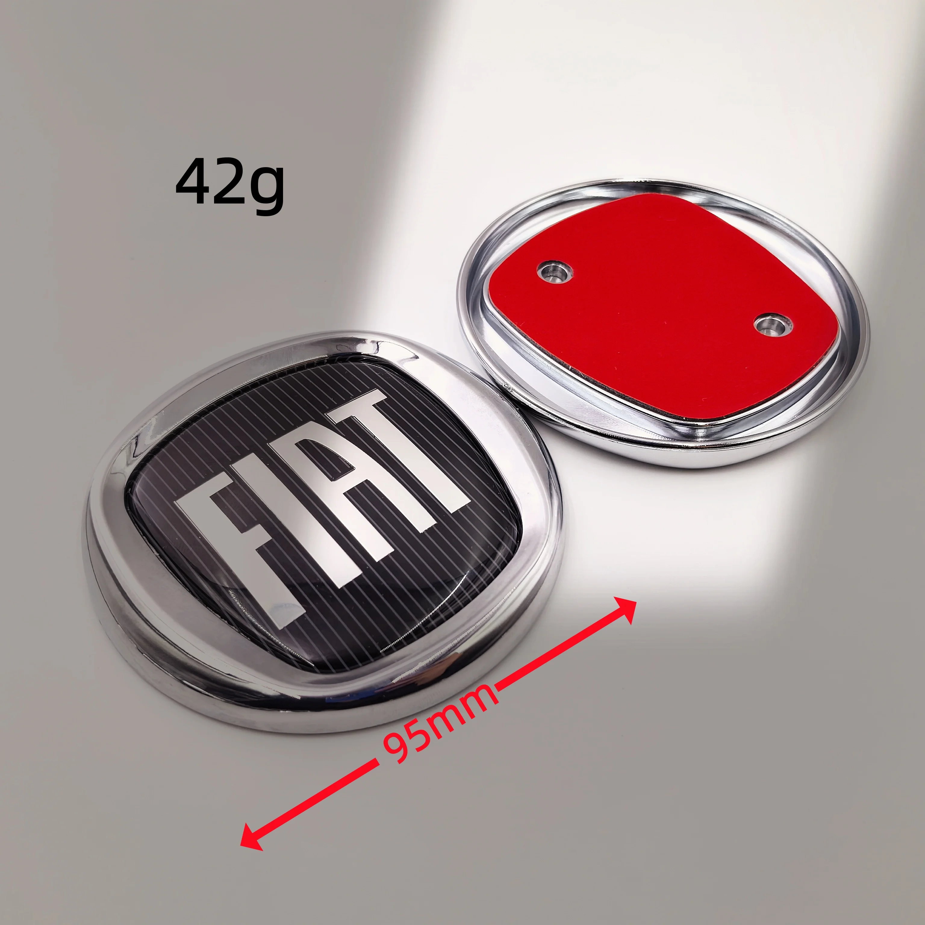 8,5/9,5/10/12 cm 85/95/100/120 mm Auto-Emblem für FIAT Autohaube vorne hinten Abzeichen 2/3/4-Pin-Emblem