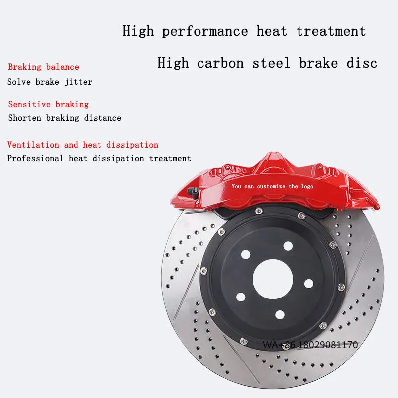 Brake Kit Racing GT6 Pot Braking Caliper Kit for   Chrysler  Mini ,you Can Customize the logo