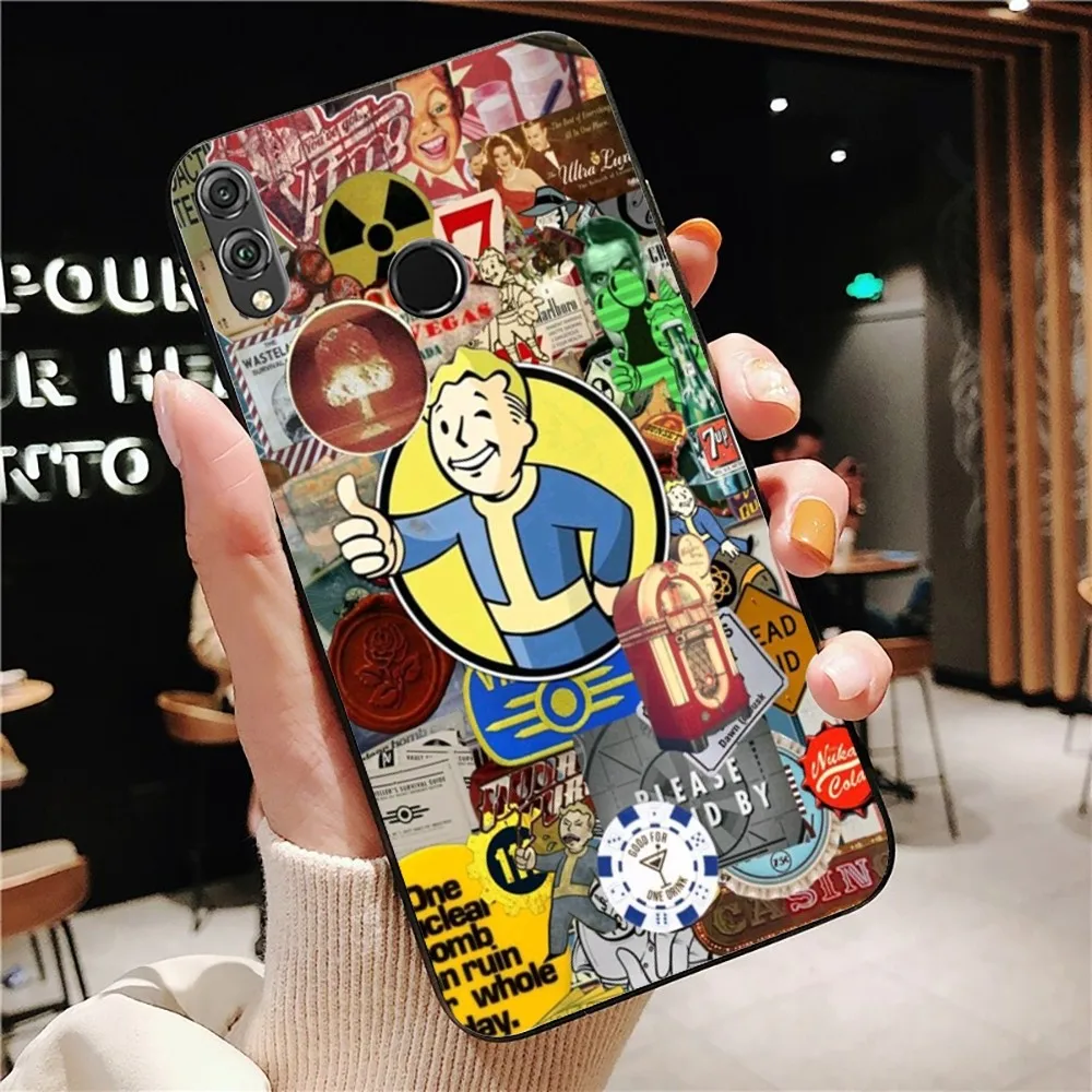 F-Falloutes-Games-76 Phone Case For Huawei Honor 10 lite 9 20 7A 9X 30 50 60 70 pro plus Soft Silicone Cover