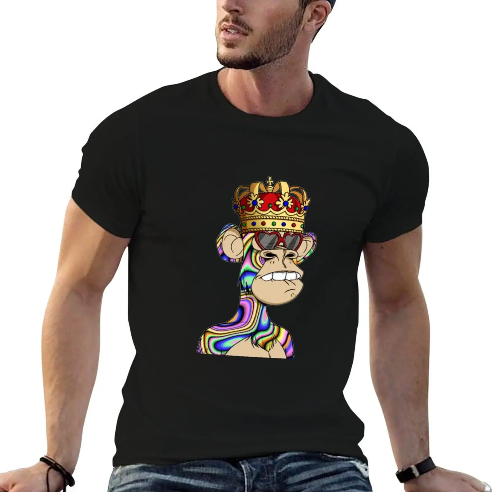

Bored Ape #8585 T-Shirt cotton t shirts high quality funny t shirts cotton man t shirt luxury T-shirt