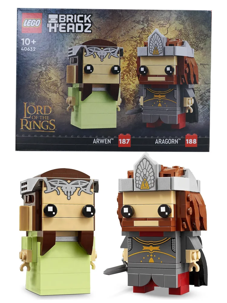 LEGO 40632 BrickHeadz Aragorn  Arwen The Lord of The Rings toy