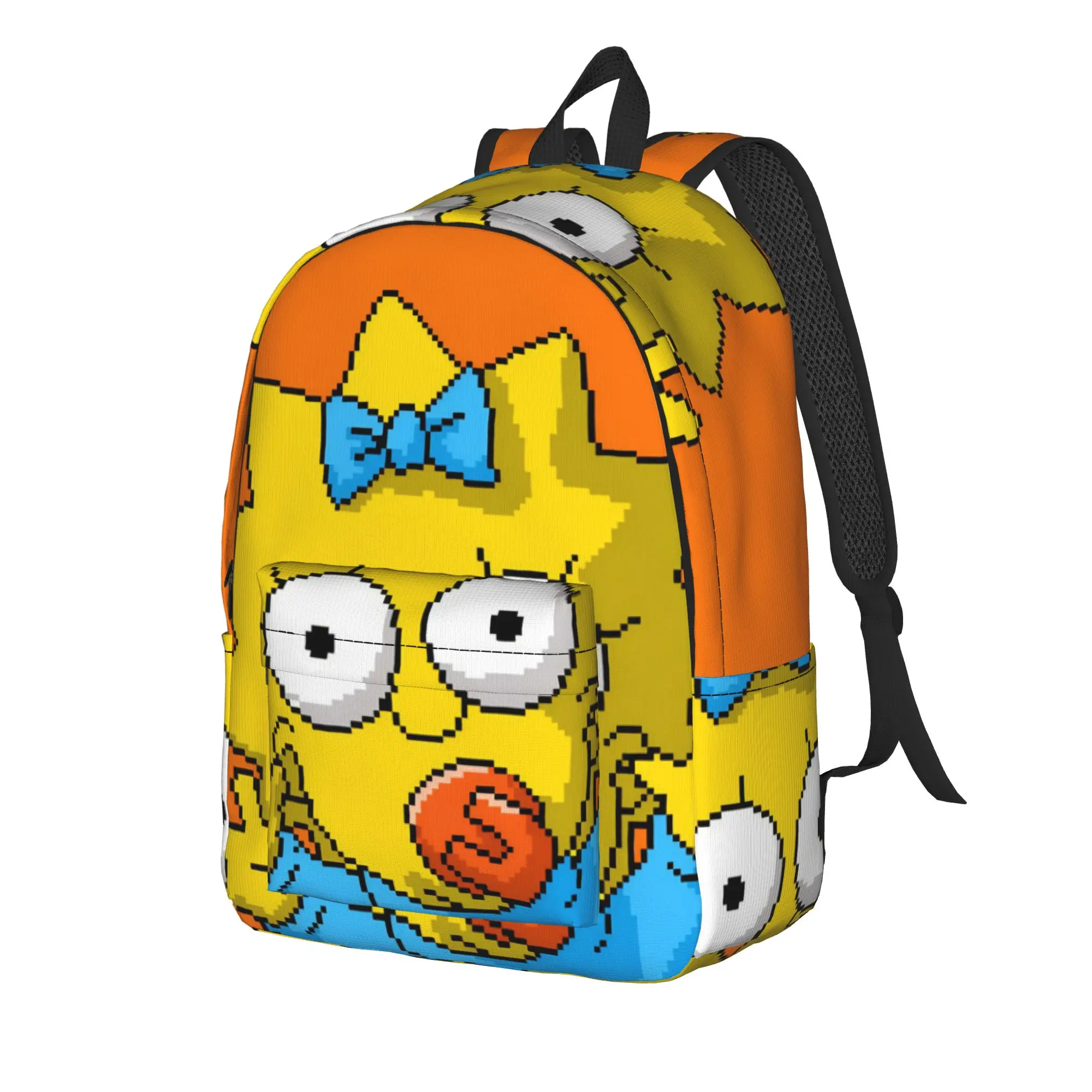 Simpsonsed Cartoon  Backpack for Men Women Fashion High School Work Daypack  Laptop Computer Shoulder Bag Gift
