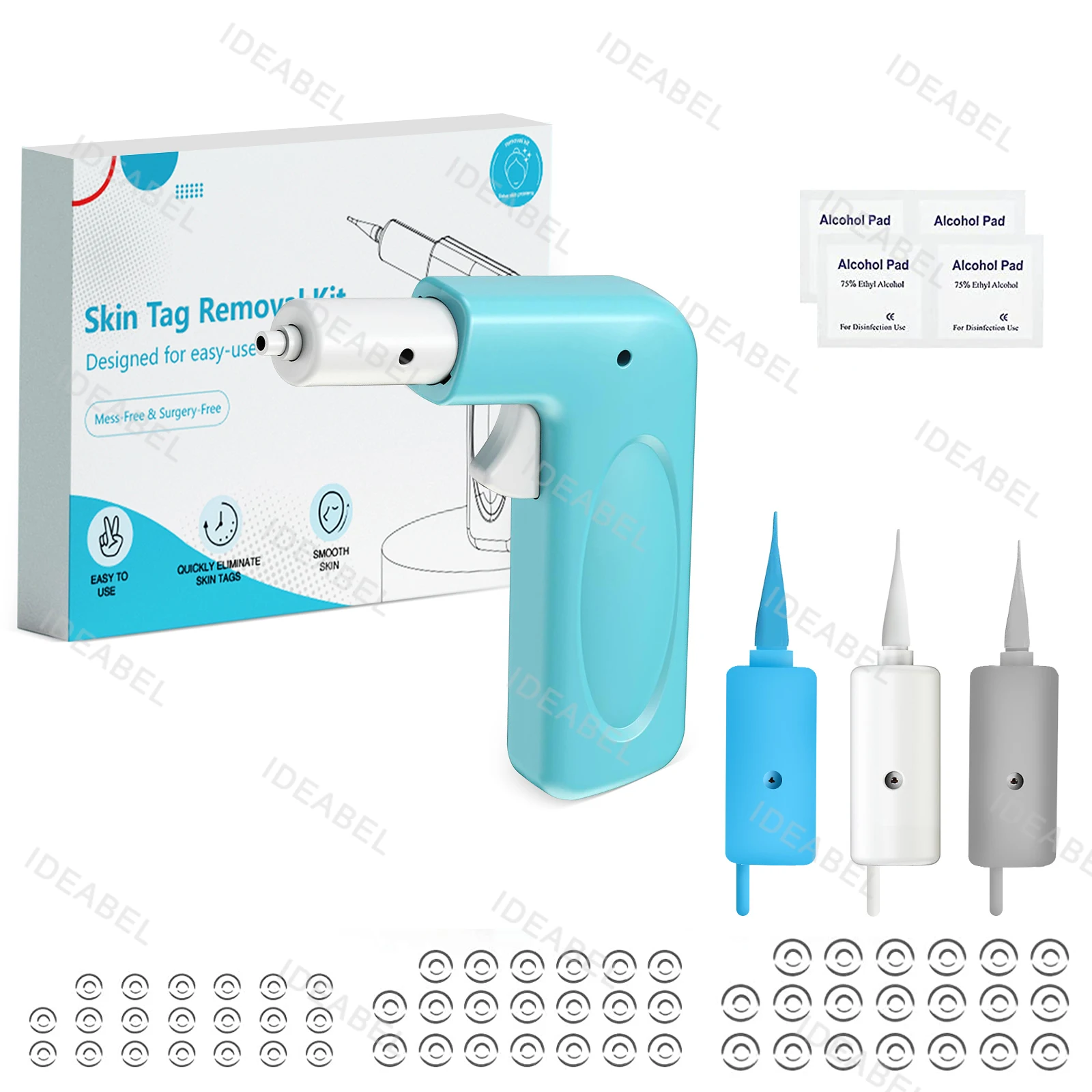 Skin Mole Removal Kit 3 In 1 Skin Warts Removal Kit Auto Skin Tags Remover Pen Painless Skin Tag Mole Warts Kit For All Body