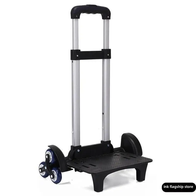 stainless-steel-shopping-cart-frame-baby-stroller-step-ladder-girls-school-bag-holder-vegetable-buying-auxiliary-tool