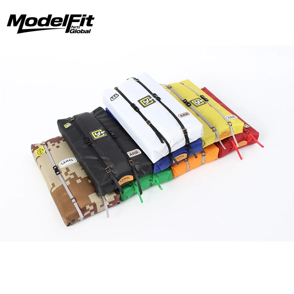Simulation RC Car Roof Luggage Tent Bag Decorative Scale Accessories For 1/8 1/10 MJX SCX10 TRX4 Defender RC4WD Tank 300 Crawler