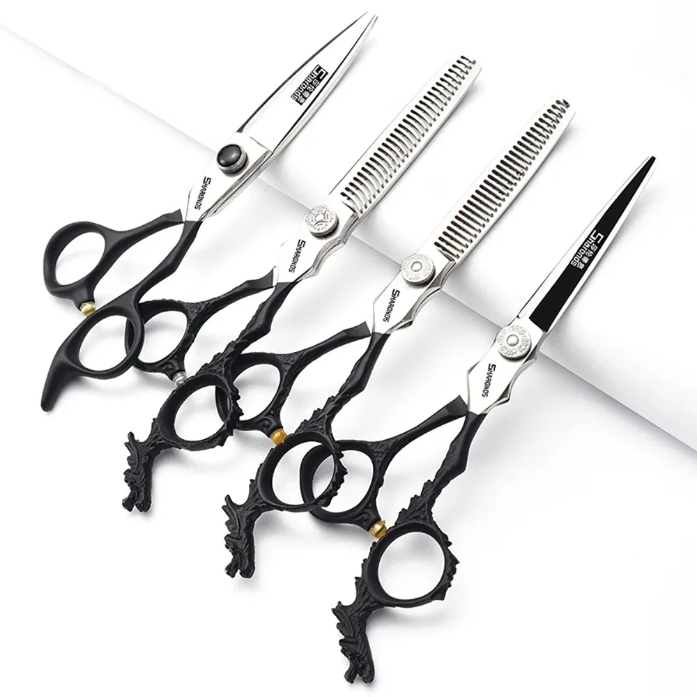 

SHARONDS 6 Inch Hairdressing Professional Scissors Barber Dedicated Thin Shear Hairdresser Specialized Clippers Hair Scissors