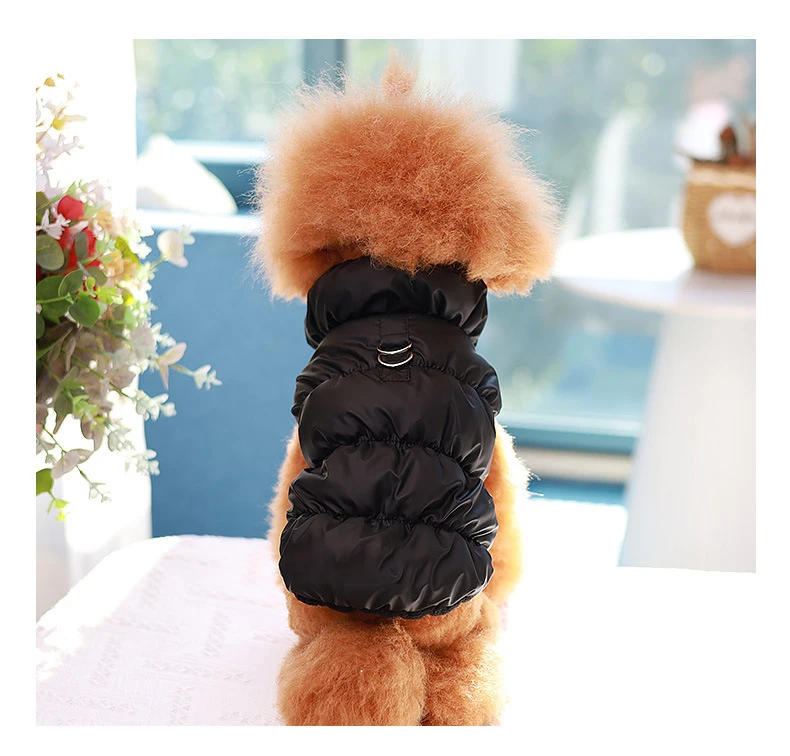 Neue Modell Haustiere Winter Jacke Winter Hund Katze Isolierung Verdickte Kleidung Winter Jacke Tank Top Haustiere Kleidung – Detail 3