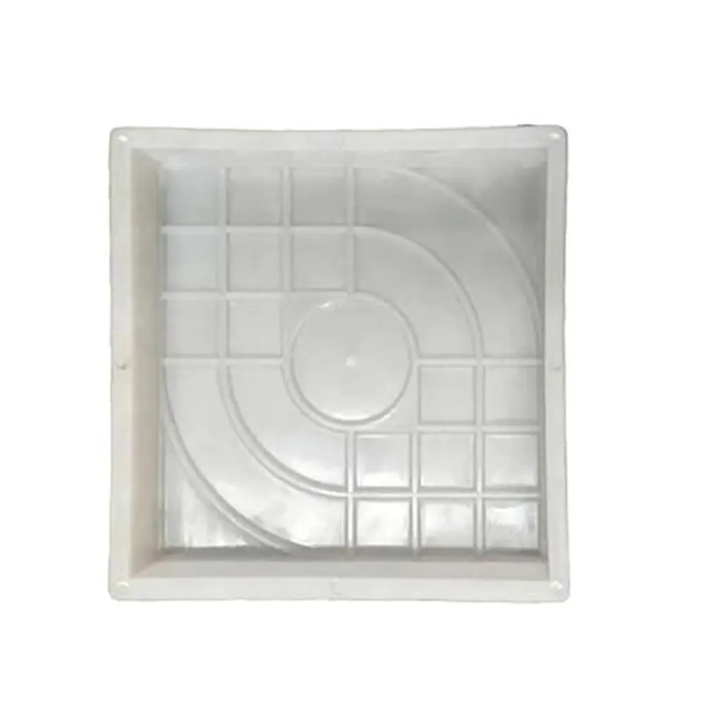 1Pcs Square Shaped Paving Brick Mould Plastic Reusable Stepping Stone Paver DIY Concrete Path Maker Mold