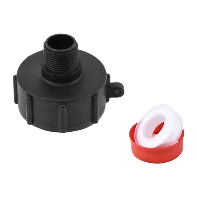 Plastic Adapter 3/4 Inch with Round Base and Threaded Outlet for Storage Transfer and Outlet Connection 15UB