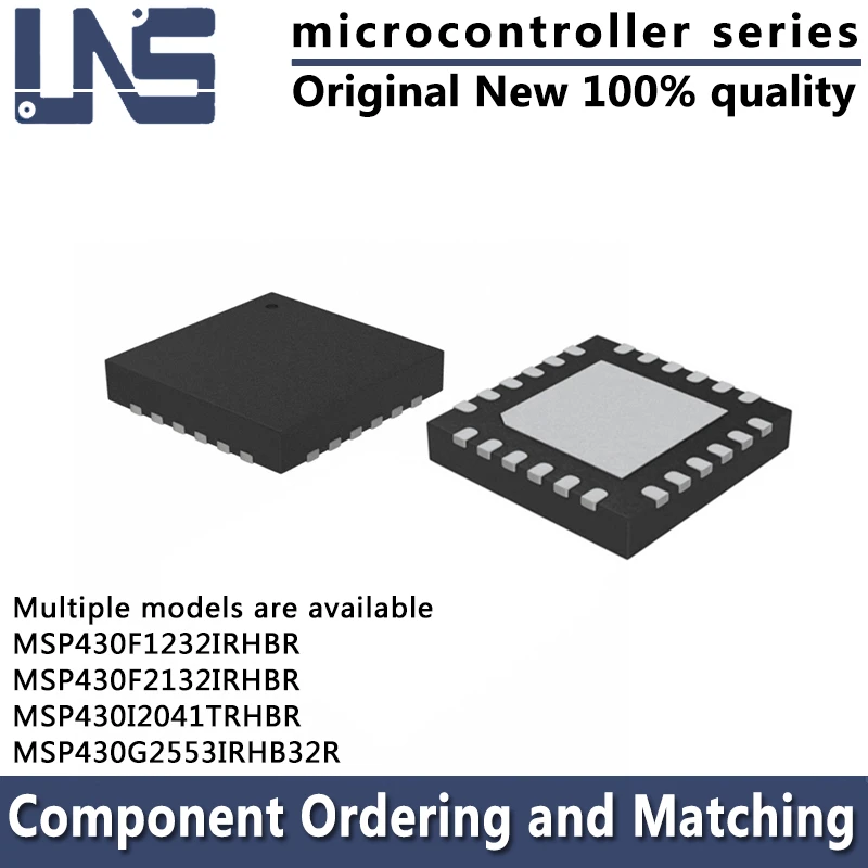 1PCS MSP430F1232IRHBR MSP430F2132IRHBR MSP430I2041TRHBR MSP430G2553IRHB32R VQFN-32 5x5 microcontroller