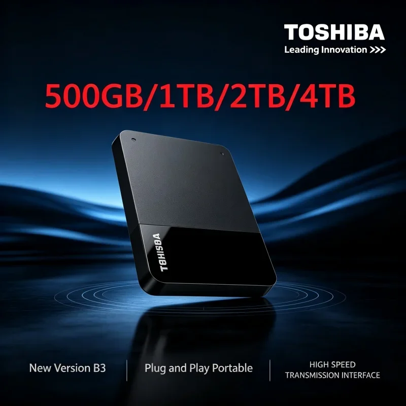 高速usb30ハードドライブ-東芝-canvio-ready-b3-25インチ-ポータブル外付けhdd-1tb-2tb-4tb-ノートパソコン-mac-android-日常使用に最適