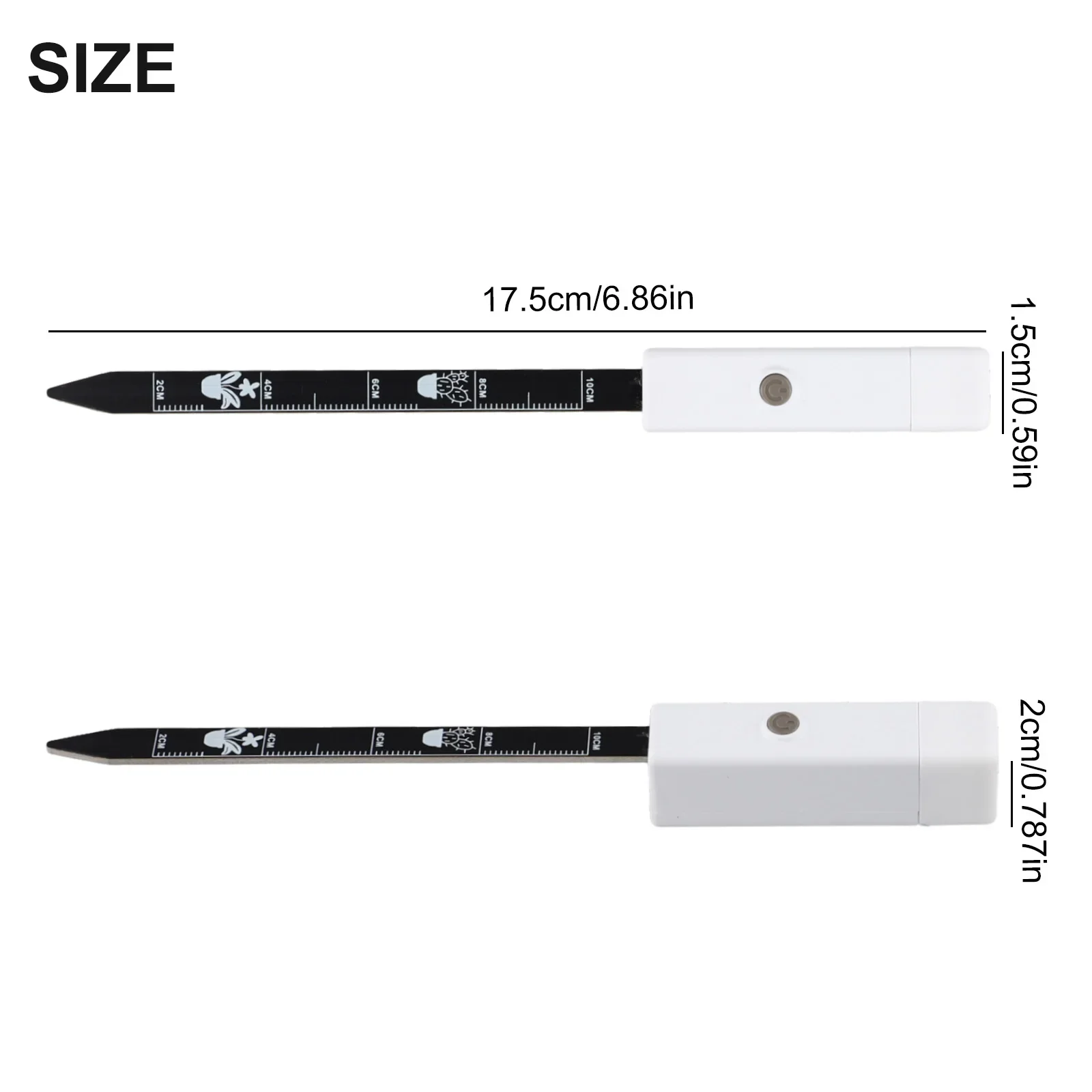 

Быстрое измерение счетчика воды для растений, тестер влажности почвы, счетчик воды для растений, умный зонд, точный компактный аккумулятор с питанием от батареи