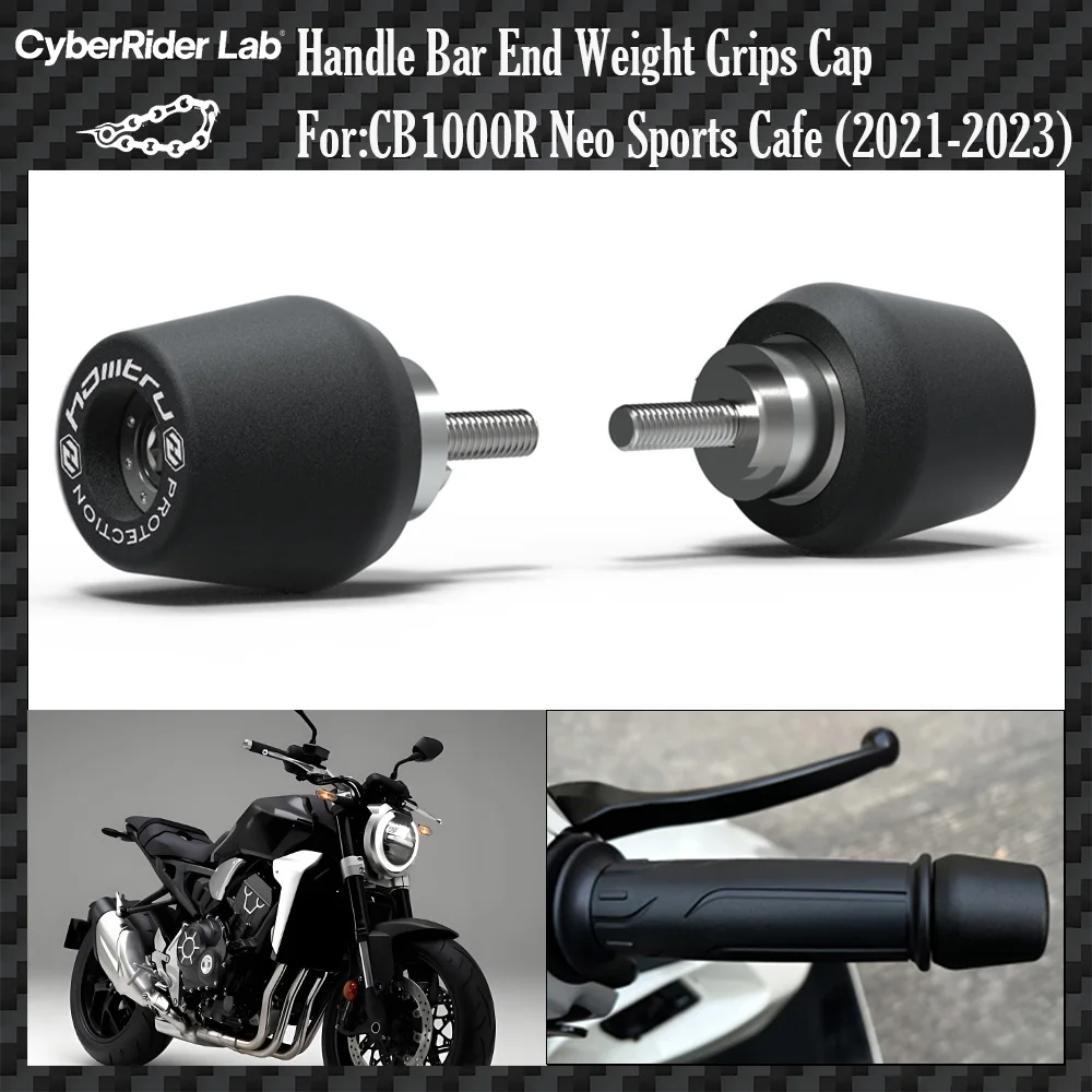

​​For Honda CB1000R 2011-2023 CNC Bar End Caps - Neo Sports Cafe Aircraft Aluminum No Tools Rider Gift Global Fit​​