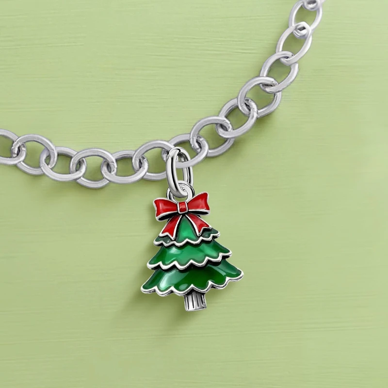 

925 Sterling Silver JamesAvery Vintage Pendants Christmas Charms Beads Fit Original Bracelet Necklace DIY Jewelry For Women
