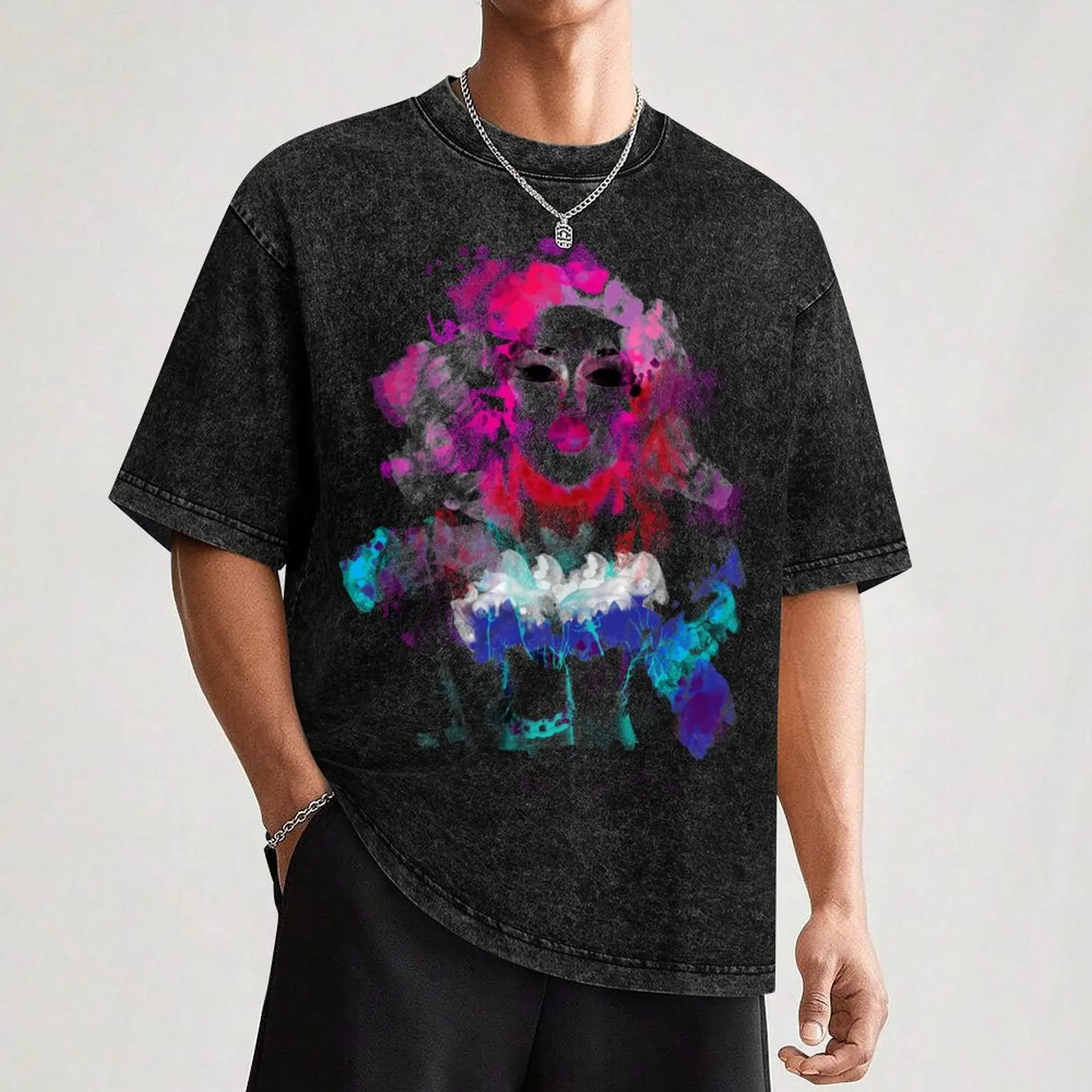 Adore Delano Water Colour T-Shirt Active Wear Sports T-Shirt for Men