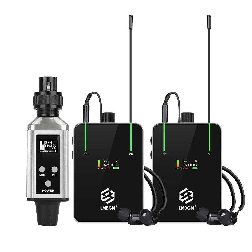 LMBGM AR9 In-Ear-Mono-Monitor mit 16 Signalkanalen und hochauflösendem TFT-Bildschirm, geeignet für Aufnahmestudios und Besprechungen – Detail 12