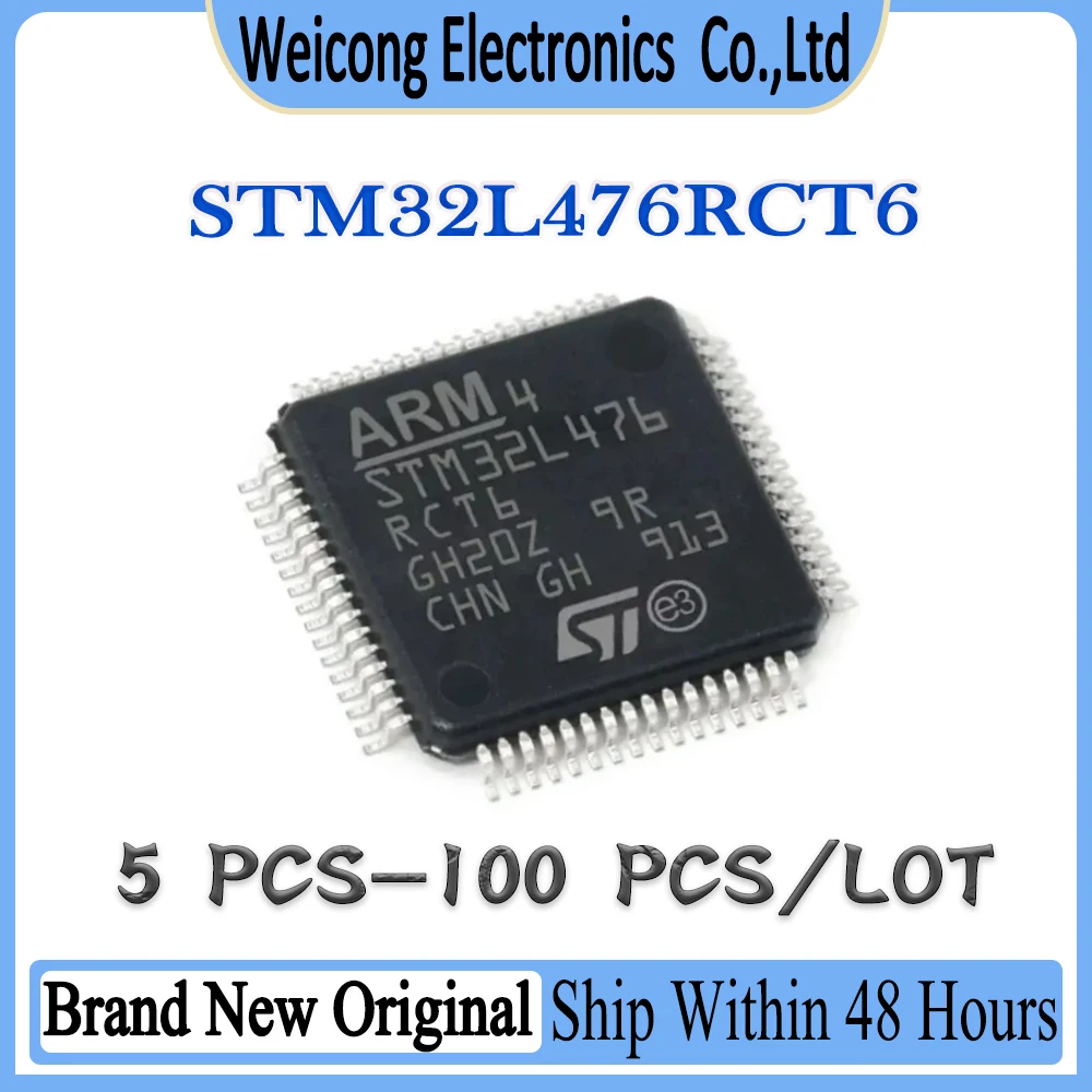 STM32L476RCT6 STM32L476RCT STM32L476RC STM32L476R STM32L476 STM32L STM32 STM New Original IC MCU Chip LQFP-64