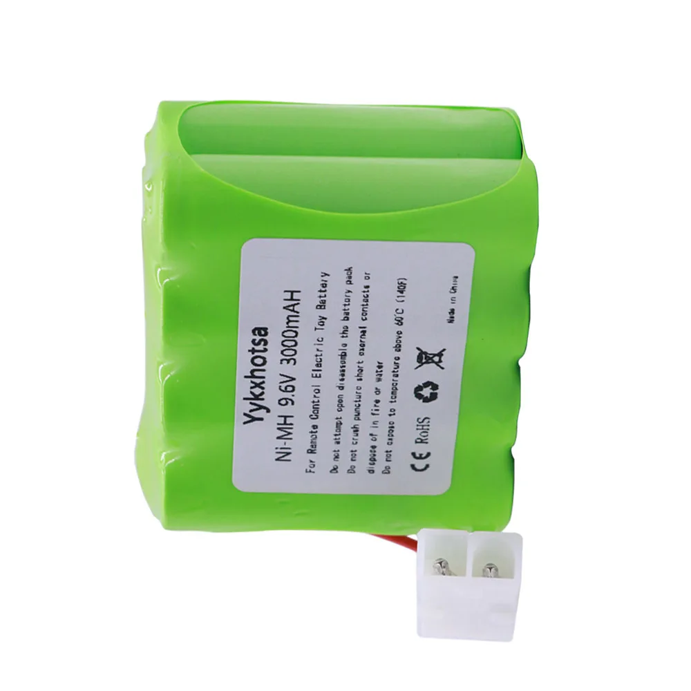 9.6V 3000mah NiMH Battery For Rc toys Cars Tanks Trains Robot Boat Gun Ni-MH AA 9.6v Double-deck NI-MH battery X model toy parts