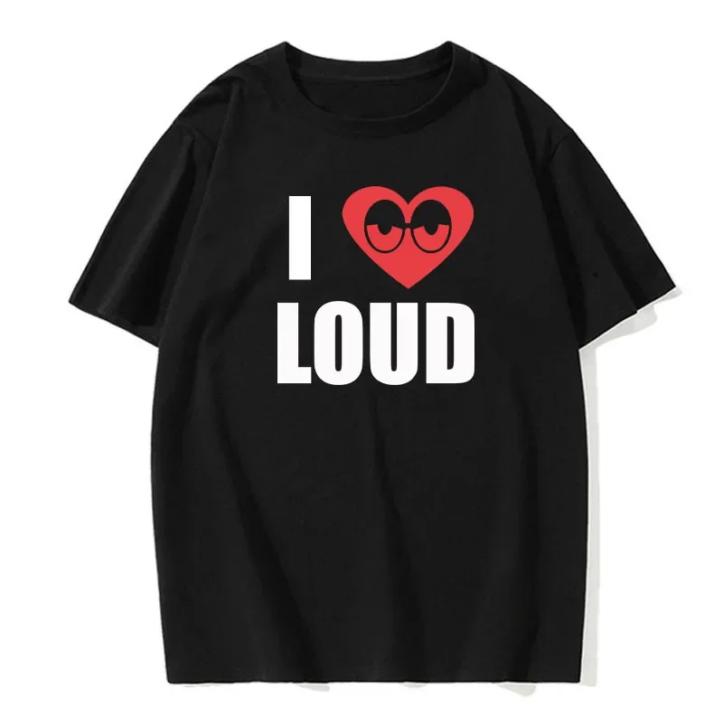 Summer Men Chief Keef I Love Loud Same Style T-Shirt 100 Cotton Tops Tees Male Fashion Short Sleeve Clothing Harajuku Streetwear