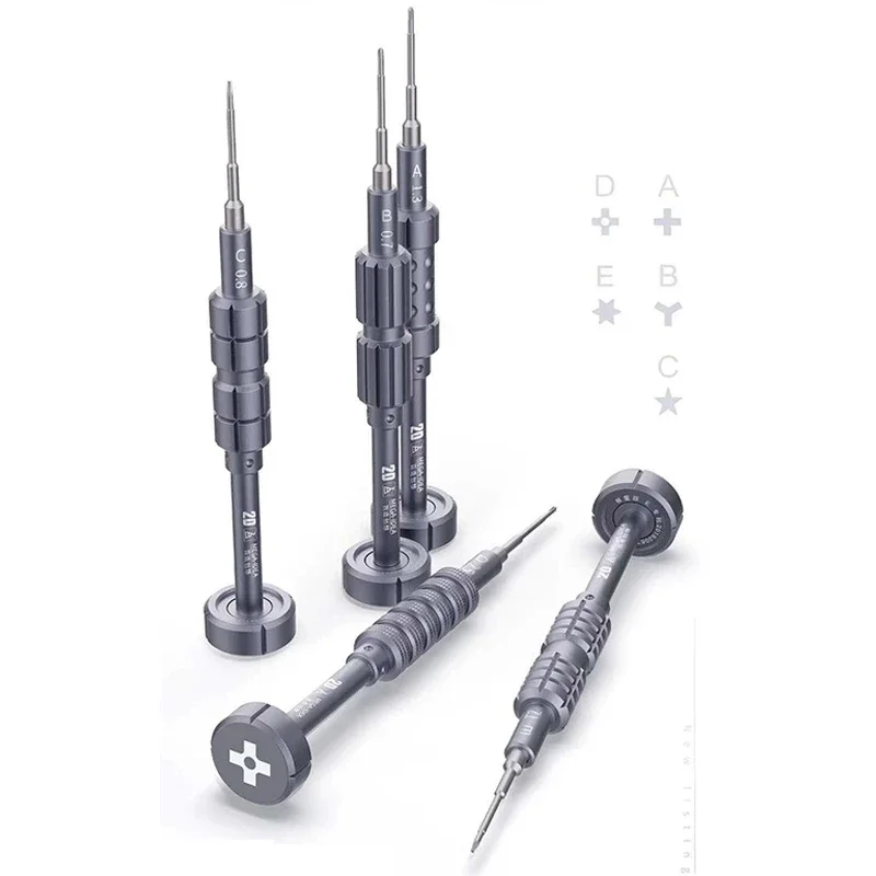 QIANLI 2D Precise Screwdriver for IPhone Android Mobile Phone Repair Disassemble Bolt Driver Tools