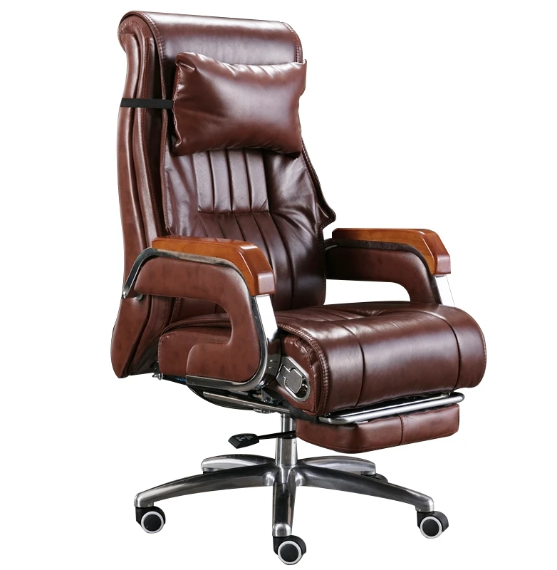 

Leather Armchair Office Chair Recliner Swivel Lazy Rolling Design Comfortable Computer Chair Work Cadeira Gamer Home Furniture