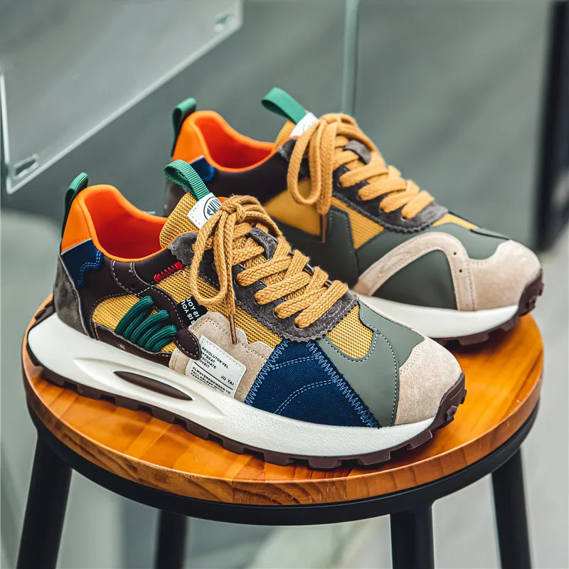 

2026 New Quality Fashion Sneakers for Mens Trendy Men's Casual Running Shoes Mesh Outdoor Tennis Training Shoes Tenis Masculino