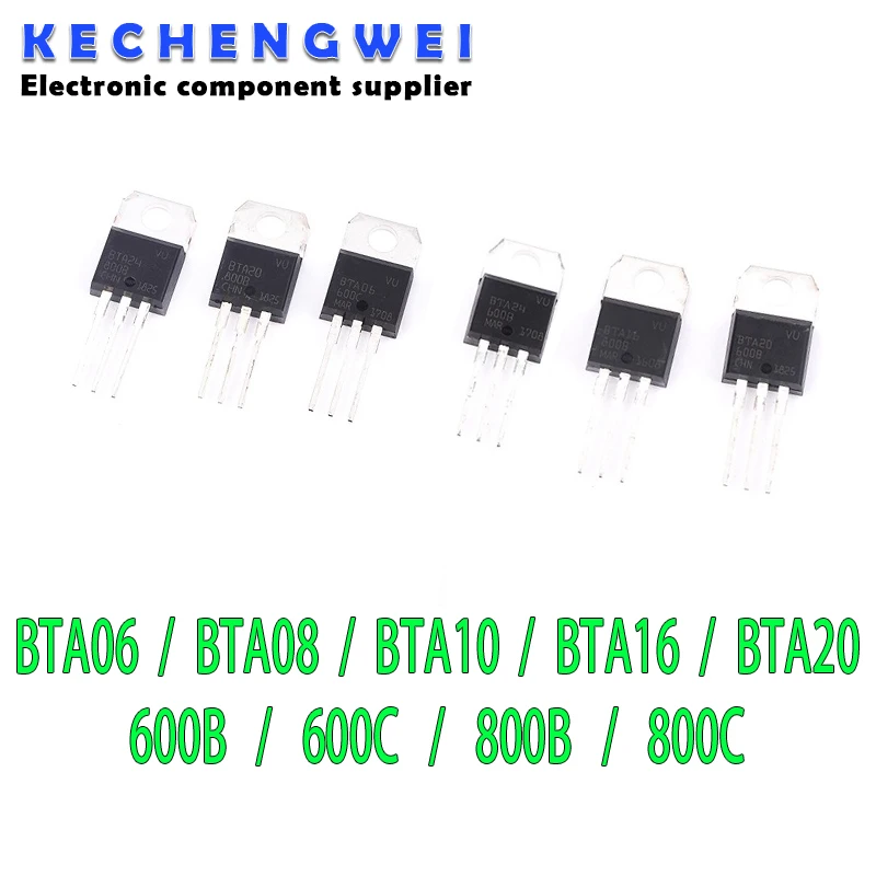 10PCS BTA06-600B 600C 800B 800C BTA08-600B 600C 800B 800C BTA10-600B BTA10-800B BTA12-600B BTA12-800B BTA16-600B BTA20-800B