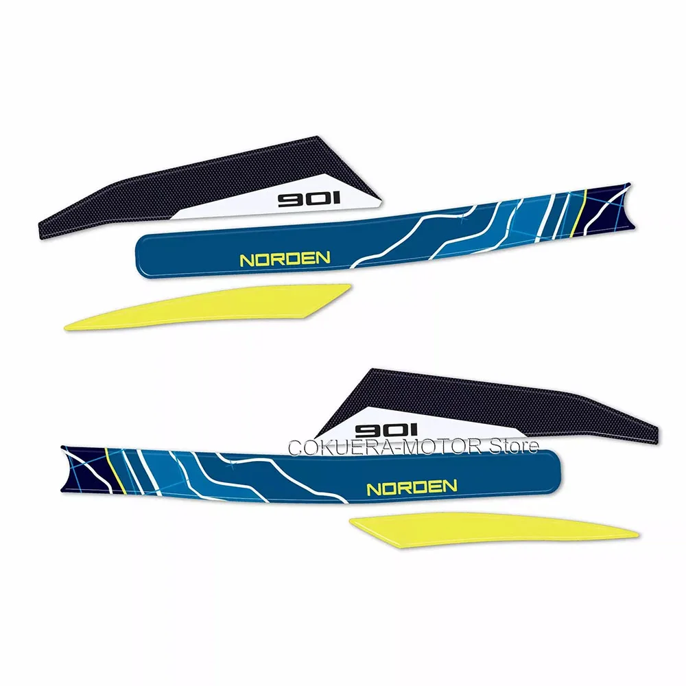 

Motorcycle 3D Epoxy Resin Sticker Anti Slip Scratch Protective Sticker Handguard Protection Sticker For Husqvarna Norden 901