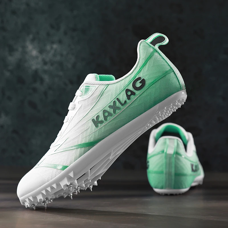 

Men Women Athletic Shoes Track and Field Shoes Sprint Training Spikes Shoes Long Jump Sneakers Outdoor Sports Competition Shoes