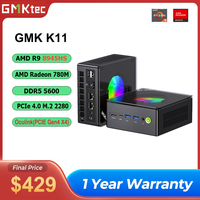 GMKtec K11 AMD R9 8945HS Gaming Mini PC 8-core 16-thread Mini Computer PC 32GB DDR5 1TB SSD Computer PC Win11 Pro Gaming PC