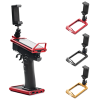 Metal Transmitter Protector Frame and Phone Holder YA-0711BK For Flysky Noble NB4 / NB4 Pro / NB4+ Remote Control