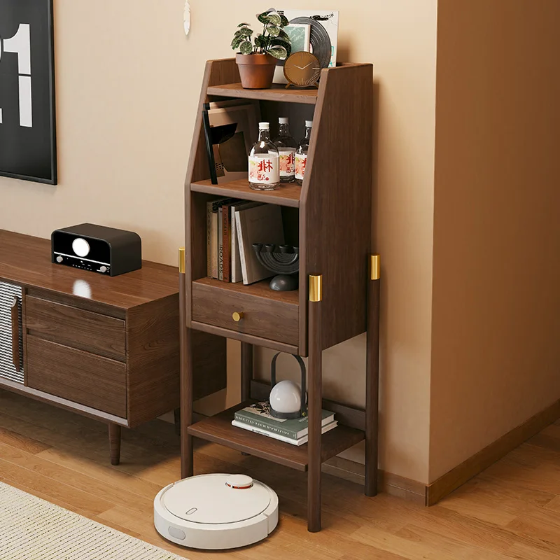 

Bookshelf storage household living room floor-to-wall storage TV