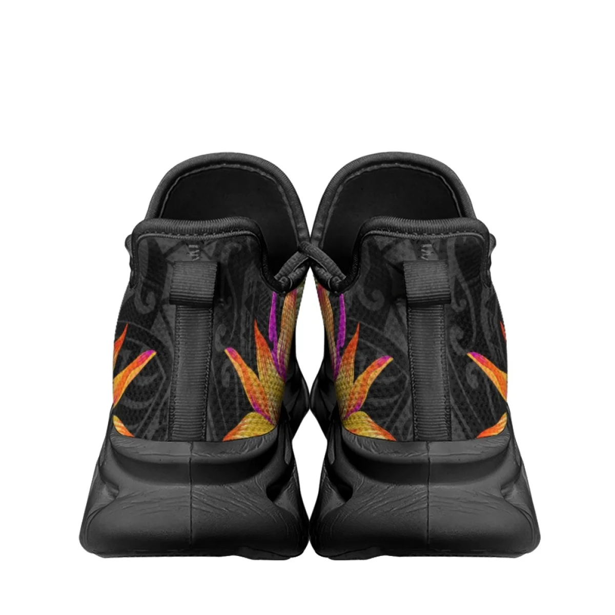 Vintage Turtle Polynesian Frangipani Designer Flats Women Breathable Comfortable Lace-up Walking Shoes Fashion Sneakers Female