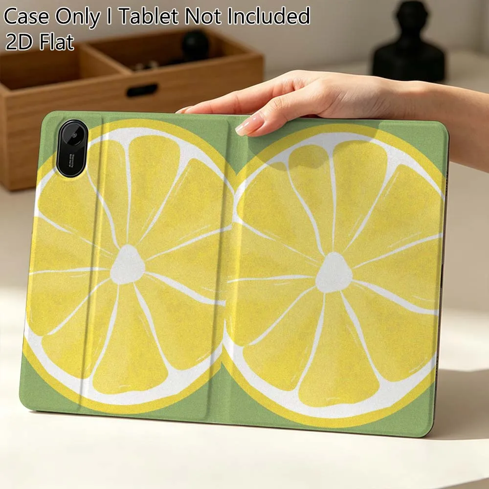 

Lemon Art Watermelon Popular For Xiaomi Mi Pad Mini 4 5 6 7 SE Pro Plus Redmi Pad 2 SE 2025 8.8 11 Foldable Tablet Case Gift