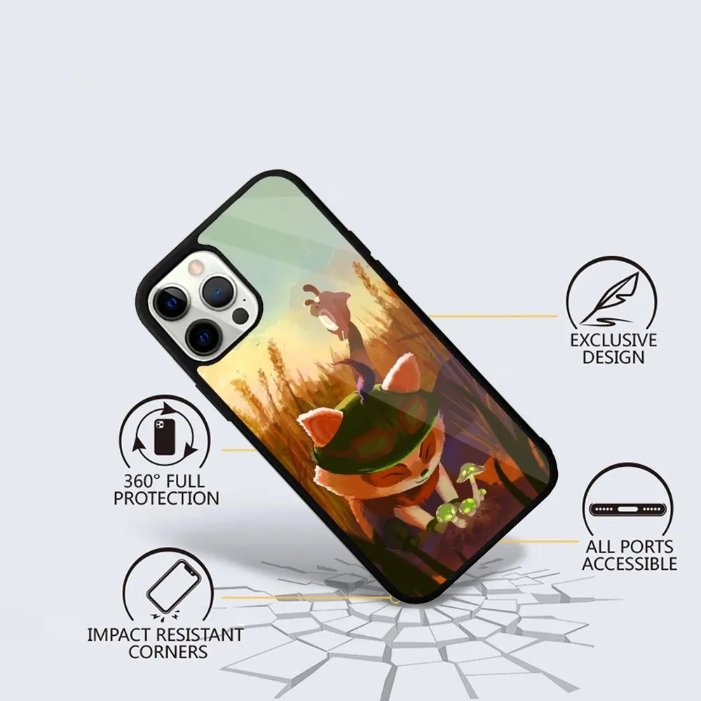 L-League of Legends Teemo Phone Case For iPhone 15,14,13,12,11,Plus,Pro,Max Mini Magsafe Magnetic Wireless Charging